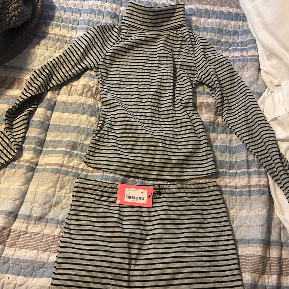 Striped Kids Pajamas Set